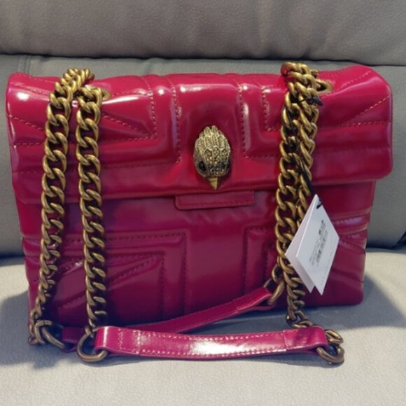 KURT GEIGER LONDON Kensington Union Jack Leather Shoulder Bag - Picture 1 of 15